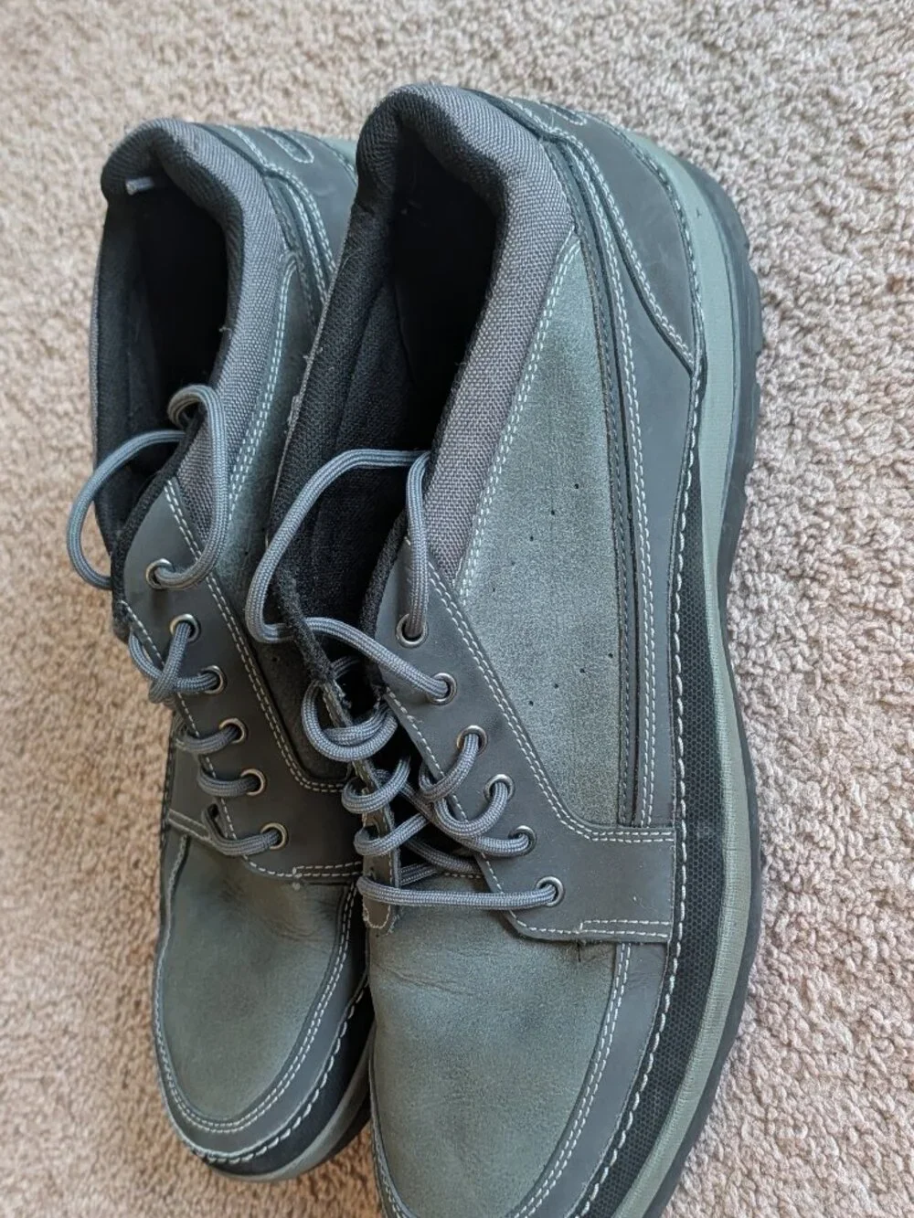 Rockport boots leather